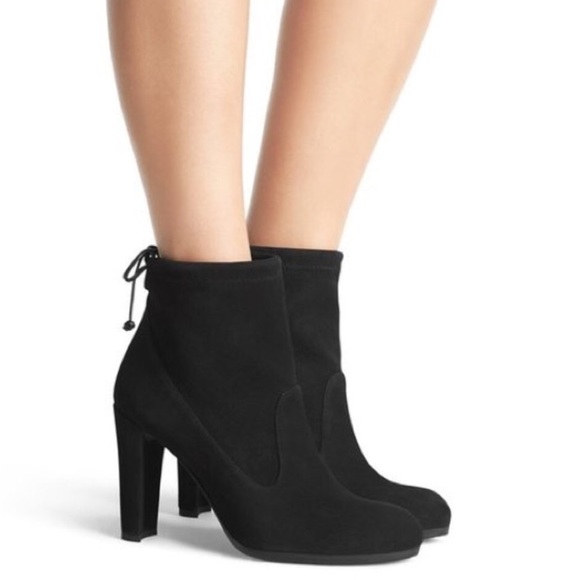 Stuart Weitzman Shoes - NWOB STUART WEITZMAN Glove Tie-Back Heeled Bootie